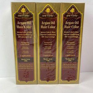 One n Only NEW Master Gray 5MG Argan Oil Hair Color Cream / 6 Applications total